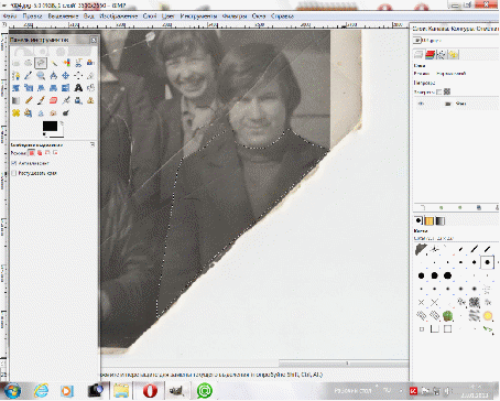 Проект: Обработка старой фотографии в графическом редакторе GIMP