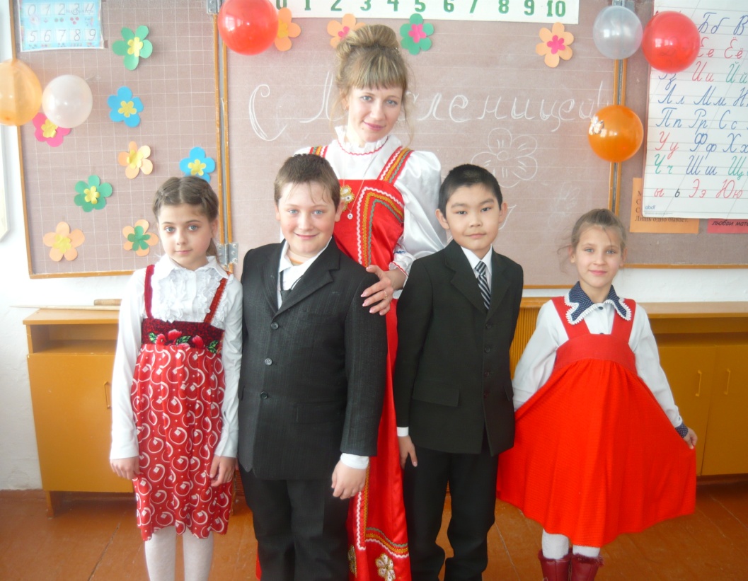 Праздник в начальной школе Масленица