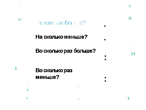 Презентация и конспект урока по математике «Решение задач на кратное сравнение».