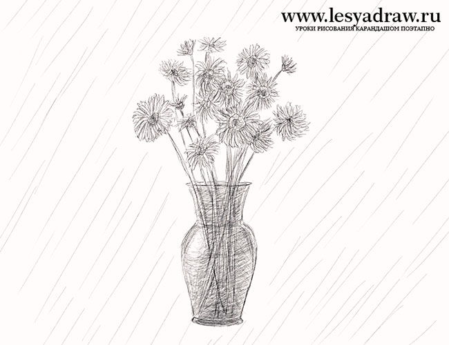 Урок по изо Как нарисовать вазу с цветами