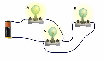 Открытый интегрированный урок с информатикой на тему: Конструктор электрических цепей.