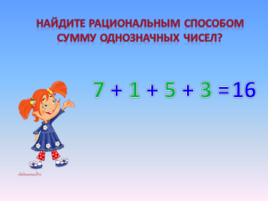 Конспект урока математики во 2 классе УМК «Школа России».