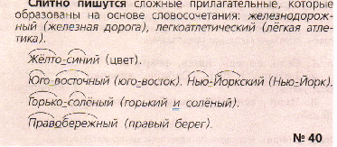 Урок русского языка в 6 классе «Дефисное и слитное написание сложных прилагательных»