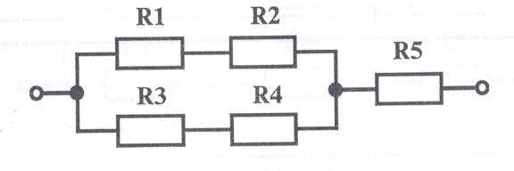 Определите полное сопротивление r показанной на рисунке цепи если r1 r2 r5 r6 3 ом