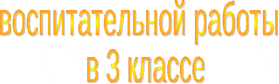 Учебной-воспитательный план учителя начальных классов