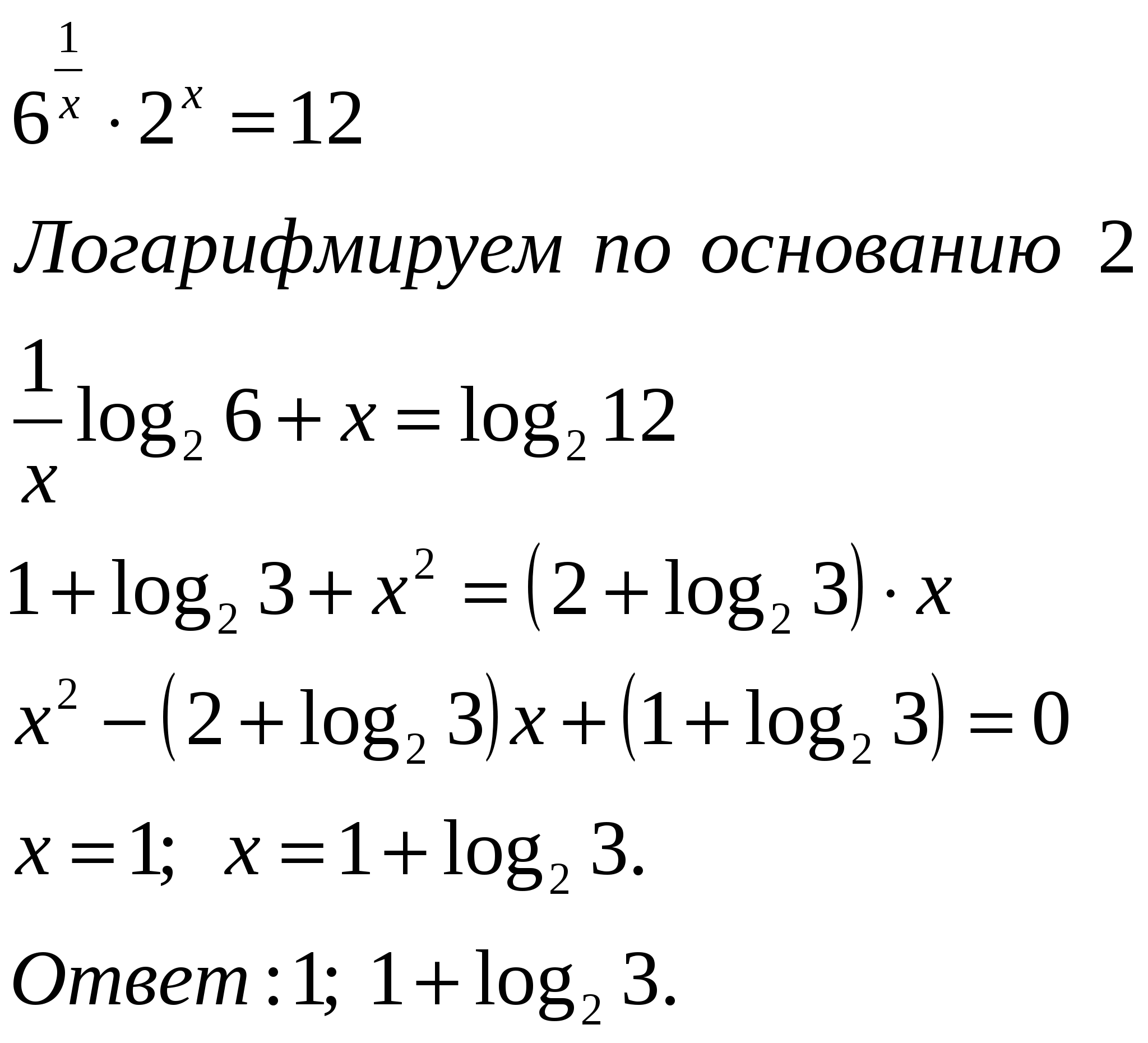 Справочный материал по теме Методы решений показательных уравнений 11 класс