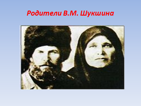 Методическая разработка факультативного занятия по литературе на тему: Заочная интернет-экскурсия на родину В.М.Шукшина(10-11классы)