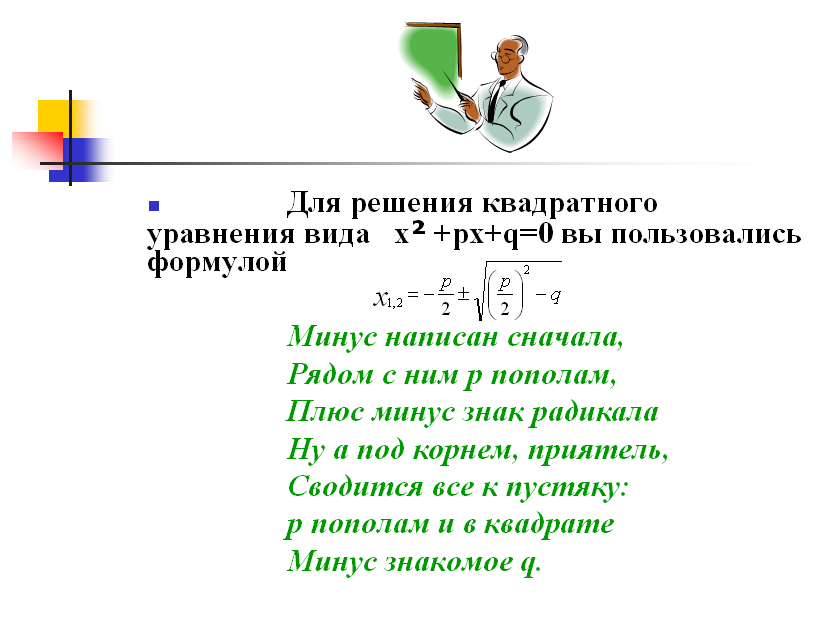 Разработка конспекта урока по алгебре. Тема урока: Уравнение