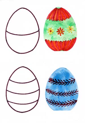 Конспект открытого урока технологии Роспись пасхальных яиц 3 класс