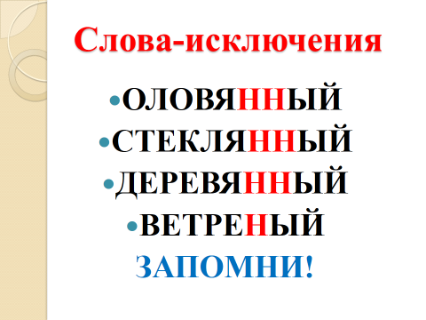 Открытый урок по русскому языку в 6 классе по теме Одна и две буквы Н в суффиксах прилагательных
