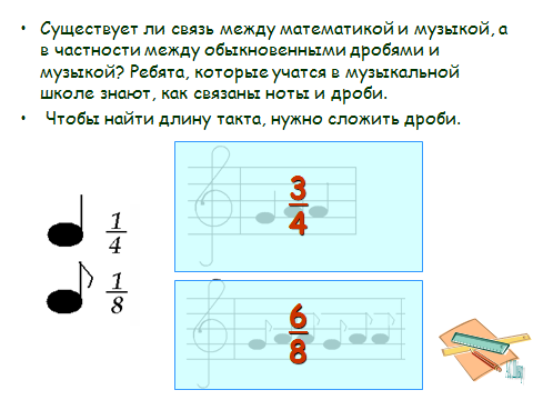 План - конспект урока Сложение и вычитание обыкновенных дробей (5 кл.)