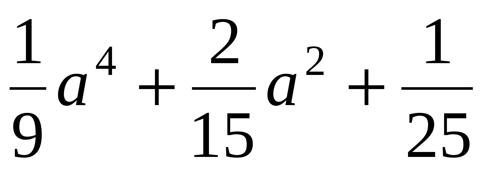 Тест по алгебре в 7 классе на тему: Квадрат суммы и квадрат разности.